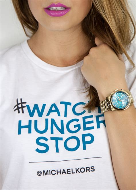 hunger stop michael kors watch imitation|michael kors hunger stop campaign.